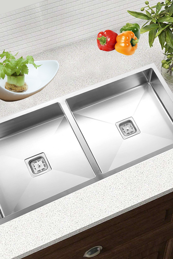 Handmade stainless steel sink collection